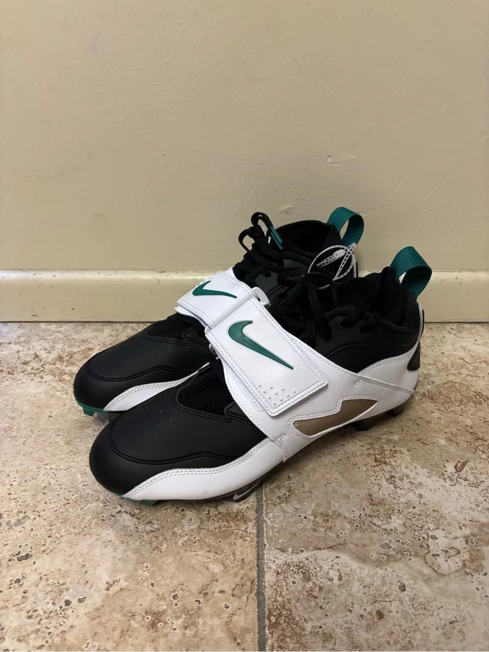 Nike Air Diamond Turf 93 TD Emerald Green Football Cleats HF5298-102 Men Sz 10.5